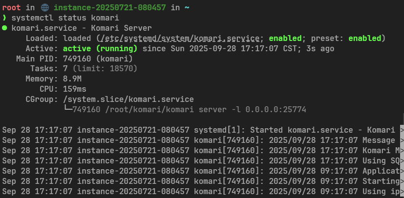 【保姆级教程】Komari探针从部署到美化