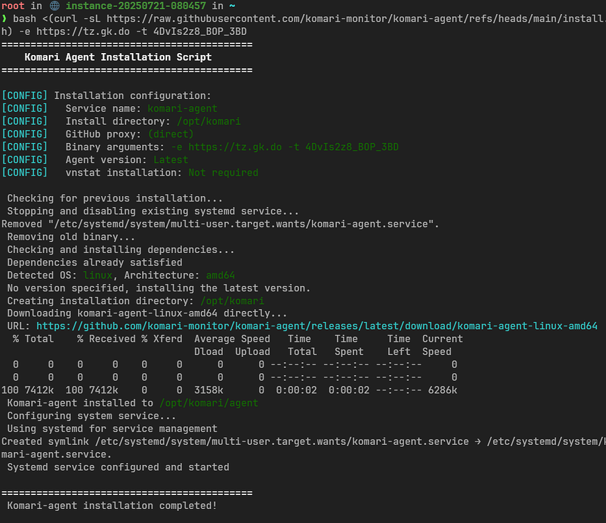 【保姆级教程】Komari探针从部署到美化