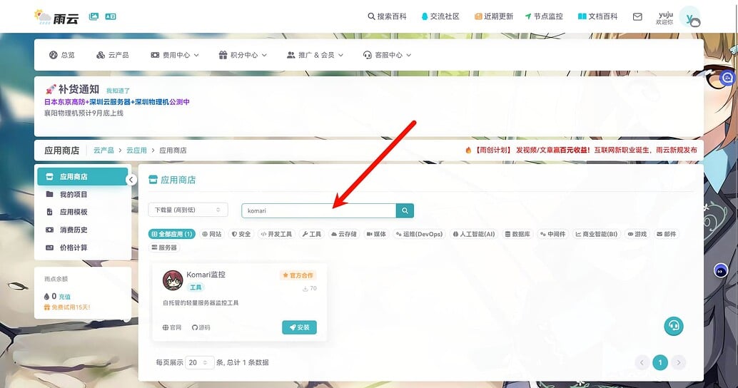 【保姆级教程】Komari探针从部署到美化