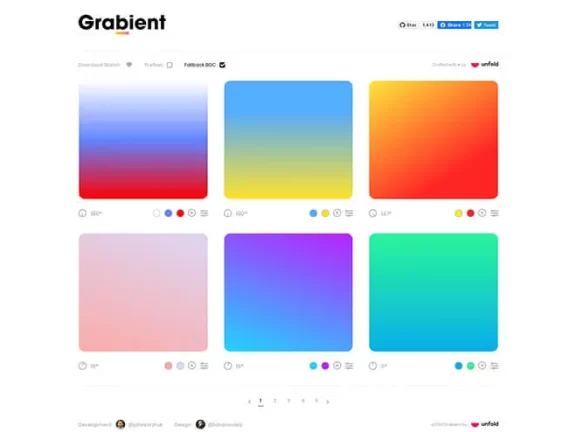 好看的渐变色、CSS渐变色，配色推荐