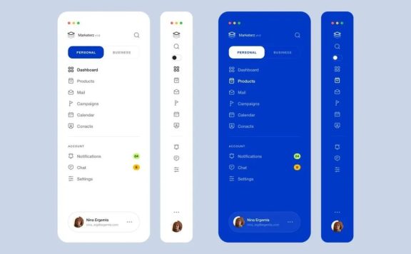 HTML+ CSS附源码!——超炫酷丝滑的左侧菜单栏动画效果!