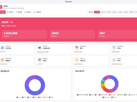 ChatLab – 一个开源的聊天记录分析应用